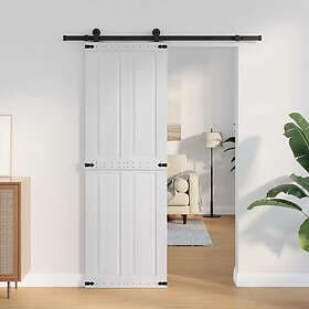 vidaXL Corona Door Engineered Wood White 70 x 210 cm 42021201