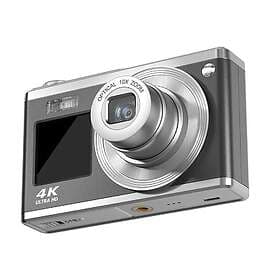 Yonis Digital Camera 4K HD 60MP Dual Screen 10x Optical Zoom Black