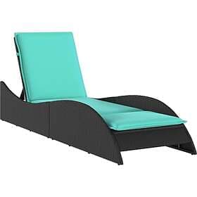 vidaXL Sunbed with Cushion 60x205x73cm 368286