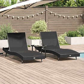 vidaXL Sun Lounger 3-pack 197x70x82cm 3381203