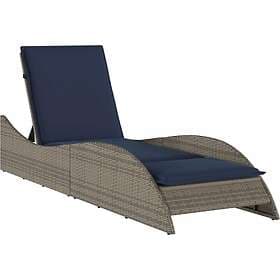 vidaXL Sunbed with Cushion 60x205x73cm 368284