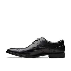 Clarks Brandon Limit Mens Black Leather