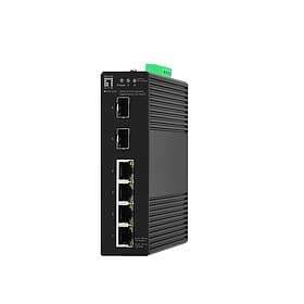 LevelOne Hilbert Switch 6-Port 4RJ45 2SFP