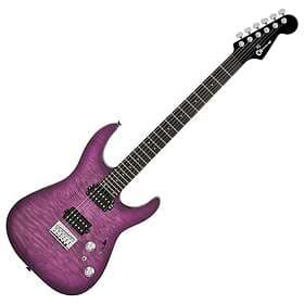 Charvel Pro-Mod Plus DK24 HH HT EB QM Ebony Fingerboard Violet Radiance