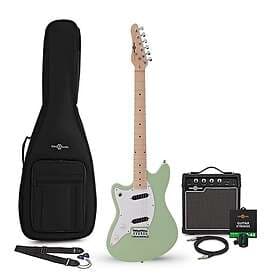 Gear4music Seattle Left Handed Electric Guitar Green