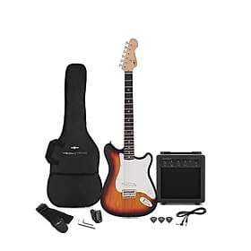 Gear4music VISIONSTRING Electric Guitar Pack Sunburst