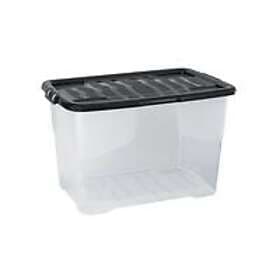 Strata Storage Box with Lid Plastic 65L