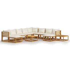 vidaXL Garden Lounge Set with Cushions 12 Pieces 3098676