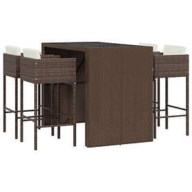vidaXL Garden Bar Set with Cushions 5 Pieces 3203944