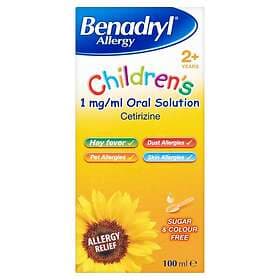 Benadryl Cetirizine Children's Oral Solution 100ml