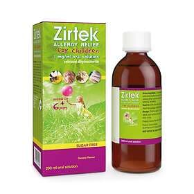 Zirtek Allergy Relief 200ml Syrup