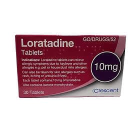 Crescent Loratadine 10mg 30 Tablets