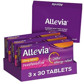 Allevia Allergy Relief 120mg 90 Tablets