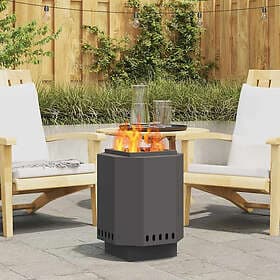vidaXL Smokeless Fire Pit 38x38x51cm 858978