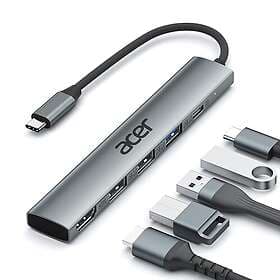 Acer ODK4C0 5-in-1 USB-C Hub with HDMI 4K 3x USB-A 100W PD