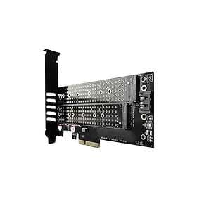 AXAGON PCEM2-D Storage Controller M.2 NVMe Card SATA 6Gb/s PCIe 3.0 x4