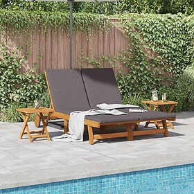 vidaXL Recliner Chair Acacia Wood 3407700