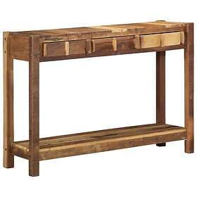vidaXL Console Table Brown 107 x 33 x 76 cm Solid Reclaim Wood 4019623