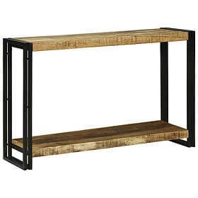 vidaXL Console Table Brown 120 x 33 x 75 cm Solid Mango Wood 4104733
