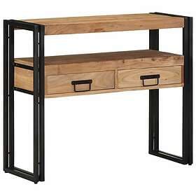 vidaXL Console Table 90 x 33 x 75 cm Solid Acacia Wood 4102743
