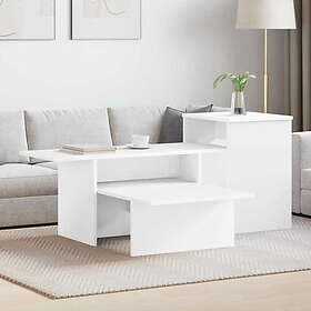 vidaXL Accent Table White 91.5 x 35 x 38.5 cm Engineered Wood 891160