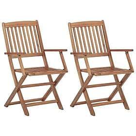 vidaXL Folding Chair Acacia Wood 775761