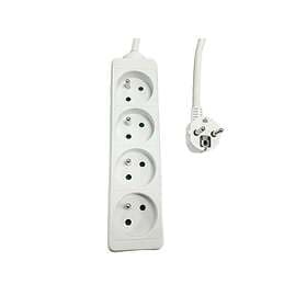 MicroConnect MC-PS040300FRW 4-Way Power Strip 3m