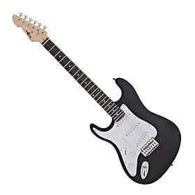 Gear4music LA Left Handed Electric Guitar Black