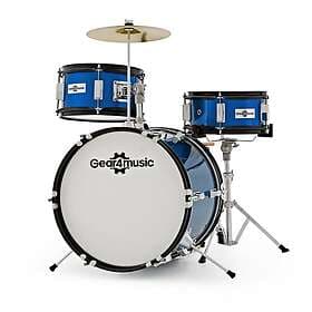 Gear4music Junior JNR-3PCE-BL 3 Piece Drum Kit Blue