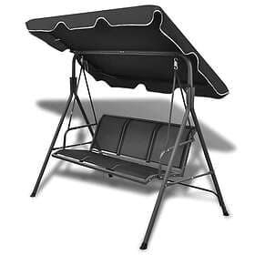 vidaXL 41421 Hammock with Canopy Black
