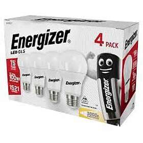 Energizer 100052910 LED GLS E27 A60 3000K 1521lm 13.5W 4-pack
