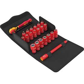 Wera 5004967001 Socket Wrench Set 1/4" 22pcs