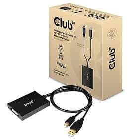 Club 3D CAC-1130-A Mini DisplayPort Male to DVI-D Female Adapter Cable DisplayPo