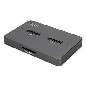 Digitus DA-71546-1 USB-C 3.2 Gen2 Docking Station with M.2 SSD Enclosure and SD-