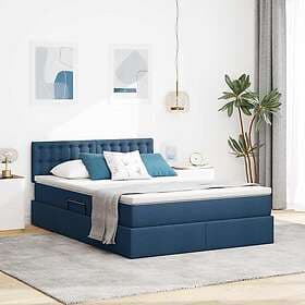 vidaXL Bed with Mattress Fabric 140x200cm 3371279