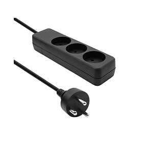 MicroConnect MC-GRU0305DKB 3-Way Power Strip 5m