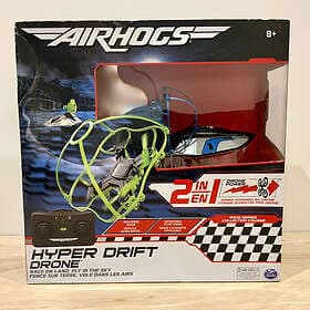 Air Hogs Hyper Drift Dron Radio Controlled RC 2 in 1 Toy