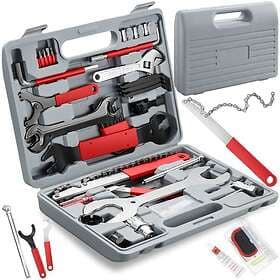 TecTake 50-Piece Tool Kit Grey