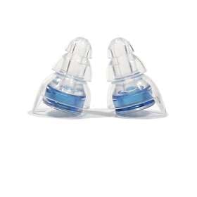 INF 387059 Blue Silicone Noise Reducing Earplugs for Sleep and Swimming 3 Size