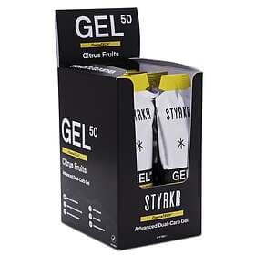 Styrkr Gel50 Dual-carb Energy Gels 50g 12pcs