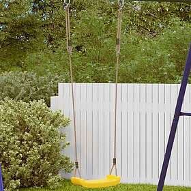 vidaXL Single Swing Seat with Adjustable Rope