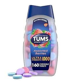 tums Ultra Strength Antacid 1000mg 160 Tablets