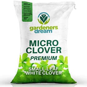 GardenersDream Micro White Clover Grass Seed 1kg