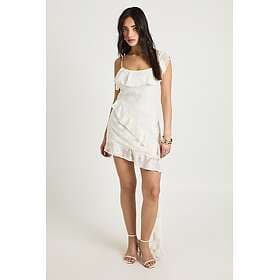 Boohoo Floral Burnout Ruffle Detail Slip Maxi Dress