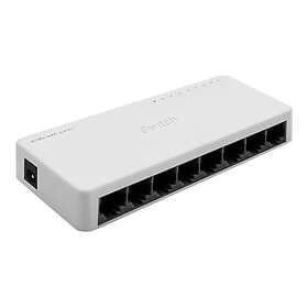 Qoltec Switch 8 x 10/100 Desktop