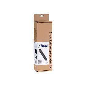 Akyga AK-SP-05U 5-Way Surge Protector 1.5m