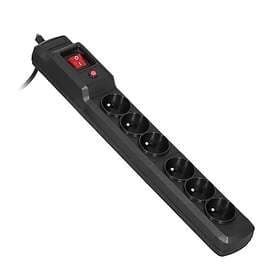 ActiveJet Combo 6-Way Switched Power Strip 3m COMBO 6GN 3M
