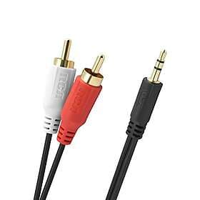 RCA Oehlbach 3.5mm to 2x Audio Cable 0.5m D1C84012