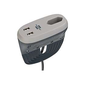 Brennenstuhl Estilo Sofa 3-Way with 2x USB Power Strip 3m 1150290