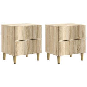 vidaXL 894530 Bedside Table 43x34.5x48cm